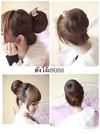 ดังโงะ🔥ซาลาเปา โกะ 8088ยางรัดกับ8088หวีเสียบ เลือกสีตามภาพได้เลย สินค้าในไทย