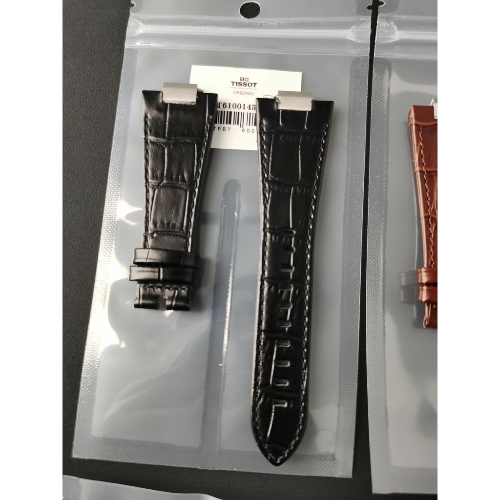 แทนที่การปรับเปลี่ยน Chen Feiyu สไตล์เดียวกัน Tissot Tissot T137 นาฬิกาเข็มขัดหนังแท้ 1853 นาฬิกา