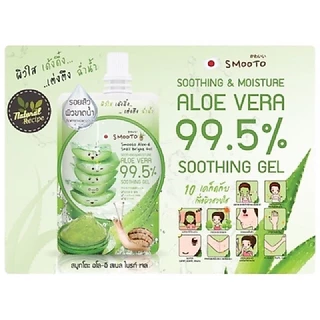 สมูทโตะ Smooto ว่านหางจรเข้ อะโล-อี สเนล ไบรท์ เจล Aloe gel ว่านหาง