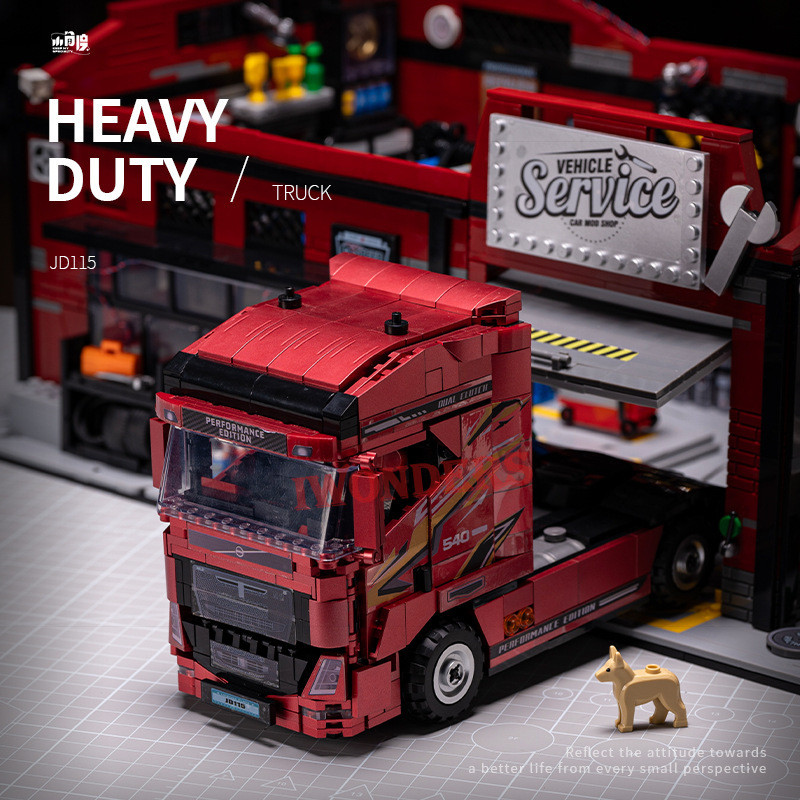 Creator Expert Heavy Duty Truck Building Blocks จําลองรถอิฐของเล่นชุดของขวัญผู้ชาย