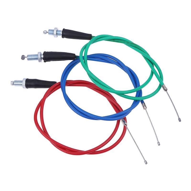 [Brightnessdin] Universal Motorcycle Accelerator Straight Connection Throttle Cable 900mm For Dirt B