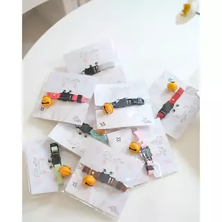 (ส่งด่วน)🌈สีไม่ตกงานเกาหลีแท้‼️ แบบนิรภัย​ ปลอกคอ​สัตว์​เลี้ยง รุ่นโดเรม่อน​ของแท้ (D​0​1)​
