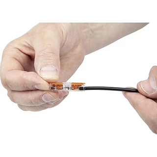WAGO อุปกรณ์เชื่อมสายไฟ Inline Splicing Connector with lever ของแท้ 100% (221-2411 / แพค 60ชิ้น)