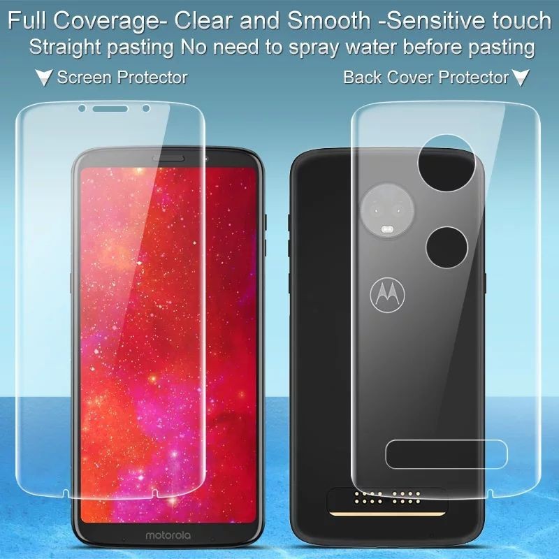 ไฮโดรเจล Motorola Moto Z2 Play / Z3 / Z3 Play ปกป้องหน้าจอ Premium Full Cover