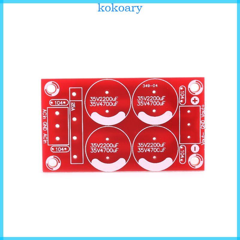 KOK Rectifier Filter Power Supply Board บวกแรงดันไฟฟ้าเชิงลบ Dual Power PCB B