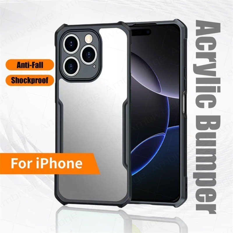 CASE IPHONE 13 / IPHONE 13 MINI / IPHONE 13 PRO / IPHONE 13 PRO MAX CASE TRANSPARENT CLEAR FUSION AN