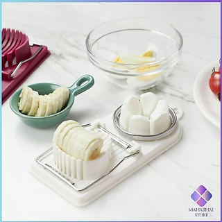 MahaThai เครื่องตัดไข่ เครื่องตัดไข่ต้ม ที่ตัดไข่ ที่ตัดแบ่งไข่ต้ม tool for cutting eggs