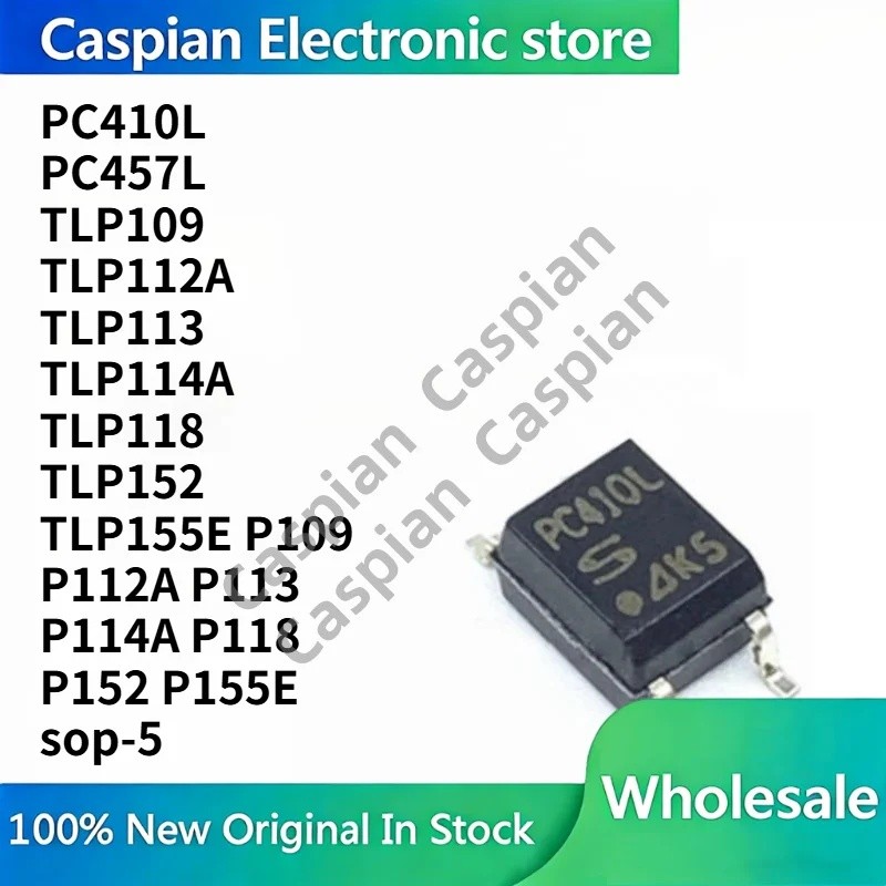 5PCS PC410L PC457L TLP109 TLP112A TLP113 TLP114A TLP118 TLP152 TLP155E P109 P112A P113 P114A P118 P1