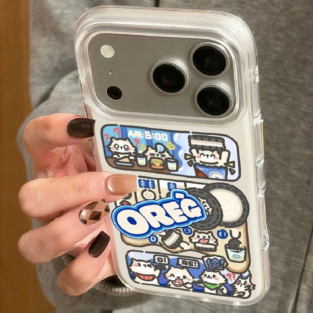 เคสโทรศัพท์มือถือ IMD สองชั้นการ์ตูนสร้างสรรค์ใหม่สําหรับ iPhone17promax IP16 15 IP14 IP13 IP12 IP11