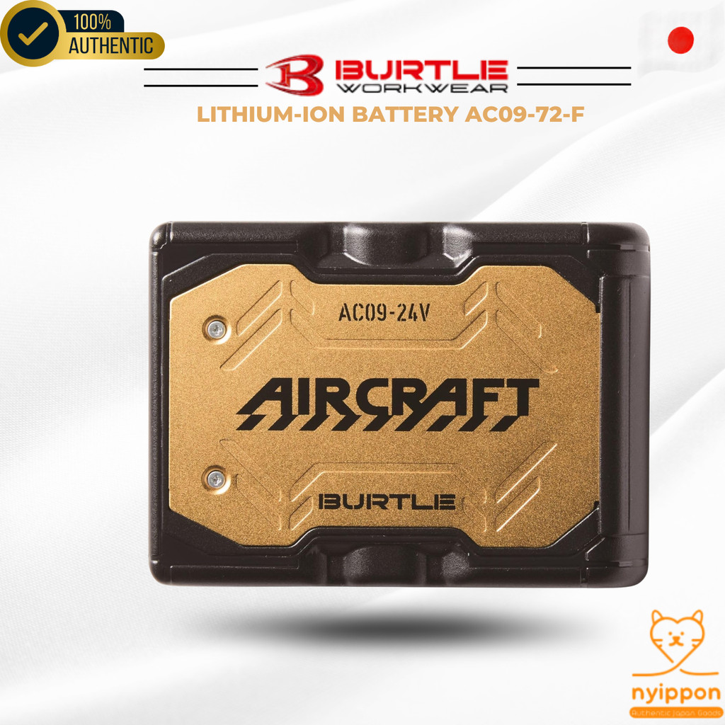 BURTLE Lithium-Ion Battery AC09-72-F Metallic Gold