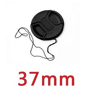 ฝาปิดหน้าเลนส์ พร้อมเชือกป้องกันการสูญหาย Lens Cap No Logo ใช้กับเลนส์ได้ทุกค่าย ขนาด 37 - 95 mm