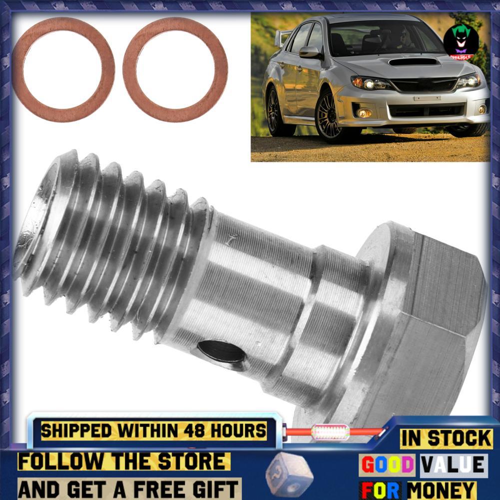 Sinhopsa Sinhopsa M10x1.5mm Turbo น้ำมัน Restrictor สแตนเลสสำหรับ MITSUBISHI TF035JM TD04L TD05H IHI
