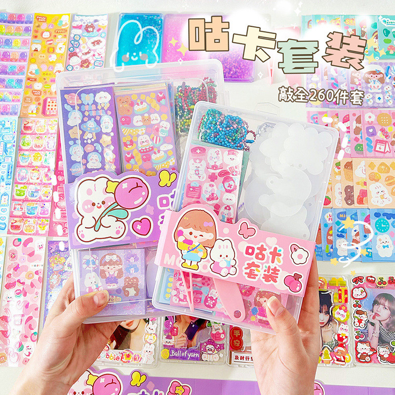 Creative Cuckoo สติกเกอร์ชุดของเล่นเด็ก Cuckoo Chuck สาวคู่มือสติกเกอร์ชุด Cuckoo การ์ดชุดวัสดุแพคเก