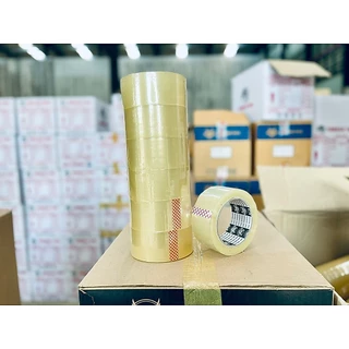 เทปใส 2 นิ้ว x 100 หลา แพค 6 ม้วน เทปกาวใส สก๊อตเทป เทปปิดกล่อง OPP Clear TAPE เทปกาว #1ในไทย
