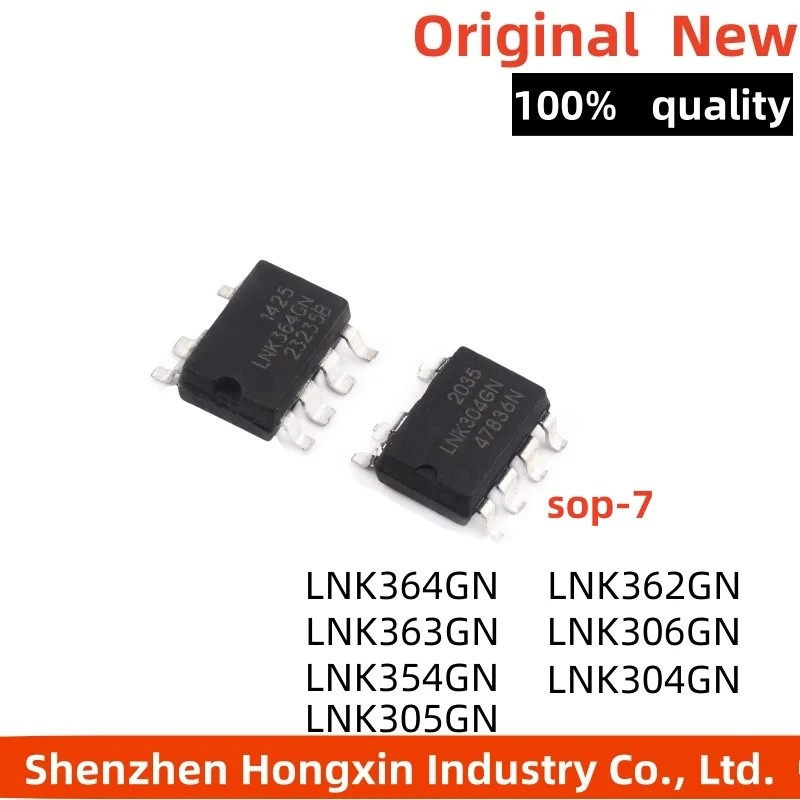 5PCS LNK304GN LNK305GN LNK306GN LNK354GN LNK362GN LNK363GN LNK364GN sop-7 ชิปเซ็ต IC ขายส่ง