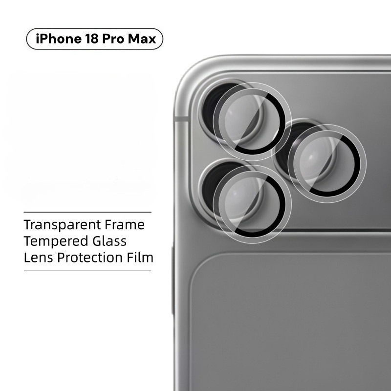สําหรับiPhone 18 Pro Max/18Proโปร่งใสที่มองไม่เห็นEagle Eyeกระจกนิรภัยเลนส์ฟิล์มiPhone 18/iPhone 18 