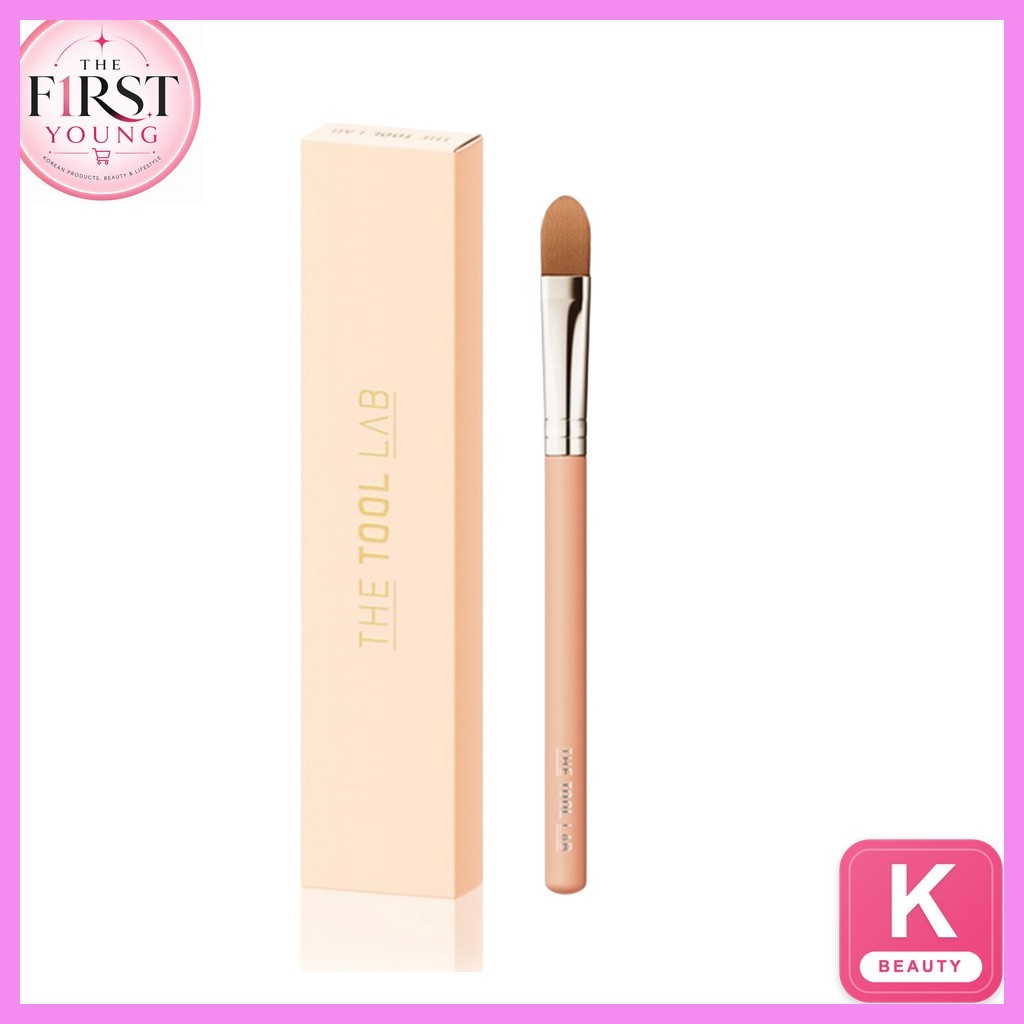 [the tool lab] แปรงคอนซีลเลอร์ Full Coverage 1 ชิ้น คละสี / แปรงคอนซีลเลอร์เกาหลี / Full Coverage โด