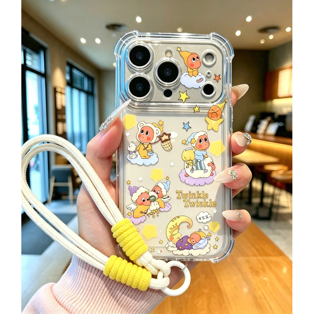 💖Quick-กันกระแทกสี่มุม เคสไอโฟน iPhone 17ProMax 16 ProMax 15/14 Pro 14 Plus 13 12 11-ZRQSJFSTKK2