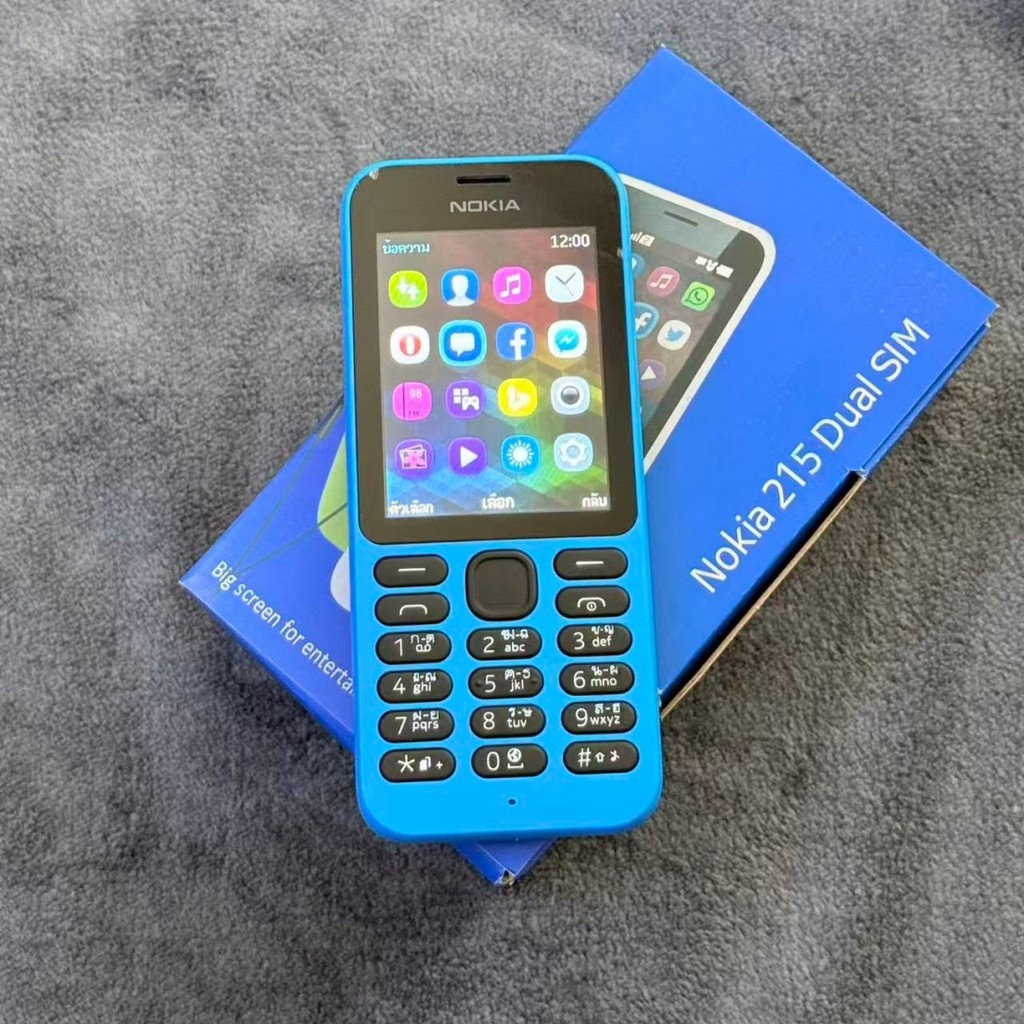 โทรศัพท์มือถือปุ่มกด Nokia 215 ปุ่มกดไทย-เมนูไทย