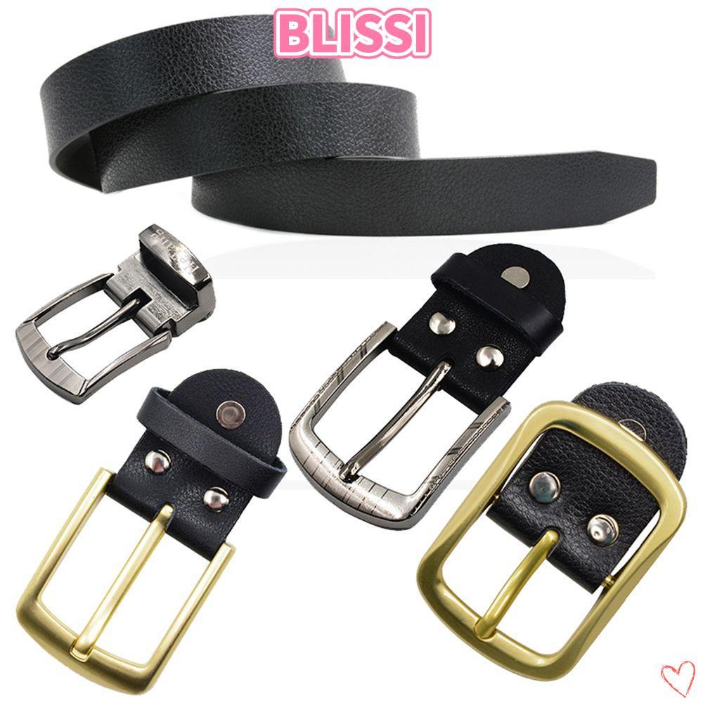 ความสุข‌I Belt Buckle Men Home Fashion 2.5/3.5/4 cm หนังแท้