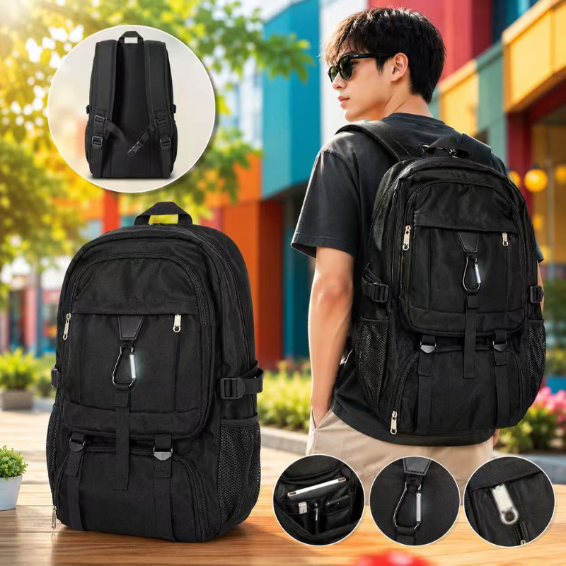 ZZ HOME01 50/80L เป้เดินทาง กันน้ำ เป้โน๊ตบุ๊ค นิ้วกระเป๋าเป้สะพายหลังกระเป๋าเดินทางพร้อมช่องใส่รองเท้า