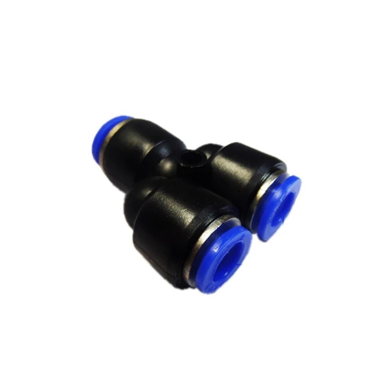 1PCS PW8-6 ลด Unequal Pneumatic Air Tube Fitting Connector , ID One 8 มม.สอง 6 มม.Y