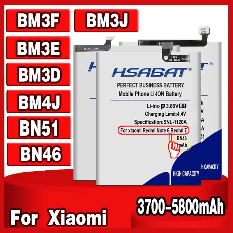 BM3J BM3F BN46 BM3E BM3D BM4J BN51 แบตเตอรี่สําหรับ Xiaomi 8 mi 8 M8 SE MI8 Lite/Mi8 Pro Mi 8 Explor