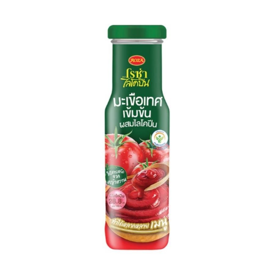 โรซ่า ซอสมะเขือเทศไลโคปีน Roza Lycopene Ketchup 160g.