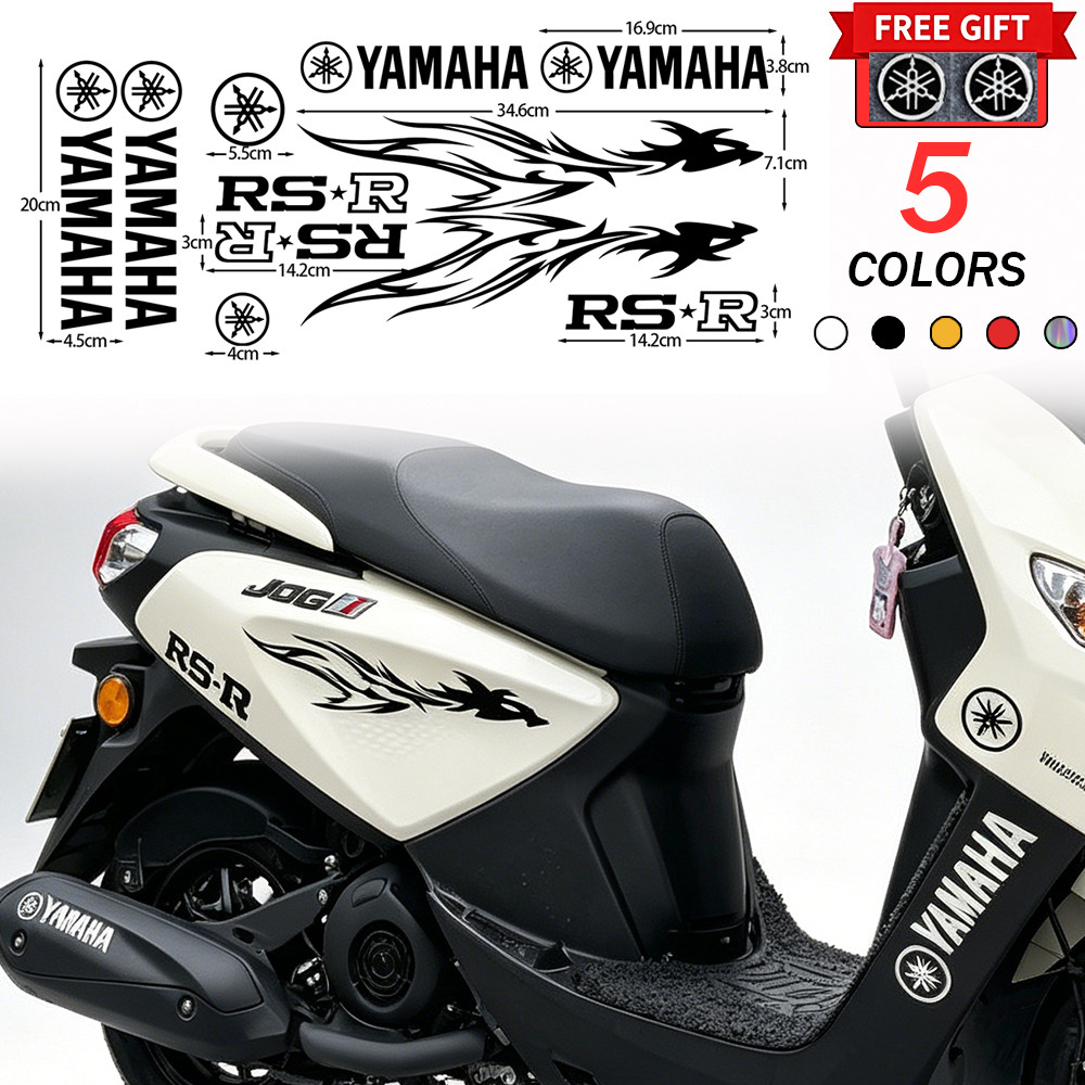 สําหรับ YAMAHA ชุดสติกเกอร์ Fairing การใช้ถัง Fender หมวกกันน็อค Decals กันน้ําสะท้อนแสง Die-Cut สติ