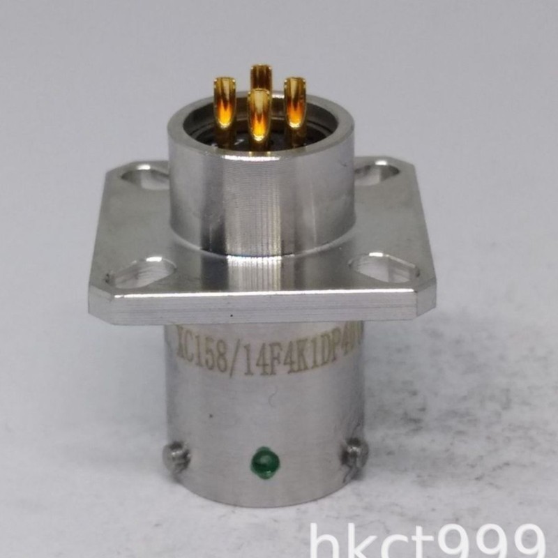 J599 Series Optical Fiber Connector 4-Core Plug J599/20KC04A1N-4 * Tail Fiber-0.3m National Army Sta