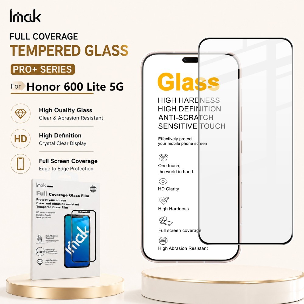 ฟิล์มกระจก สำหรับ Honor 600 Lite 600E Global X80i 5G 9H ความแข็ง Anti Scratch Protector FM0003