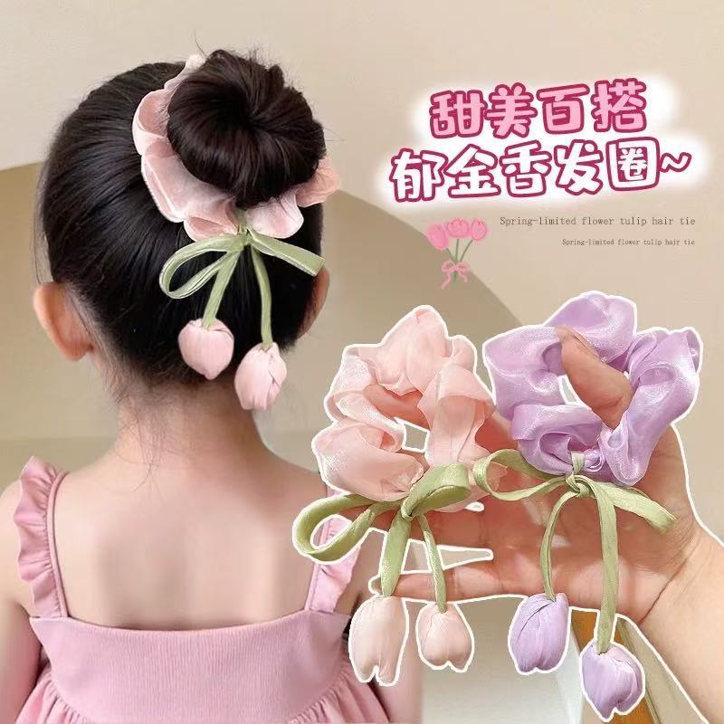 Sweet Beauty Ready MultiPurpose Double Double Double Hair Hook Ring เด็ก 后 Conum Cang头发绳夏季发饰Sweet Jo