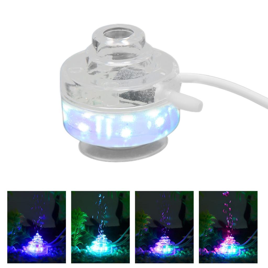 Ffggg Entatial Submersible LED Pool Lights Aquarium Bubble Light สําหรับถังปลาพิพิธภัณฑ์สัตว์น้ํา