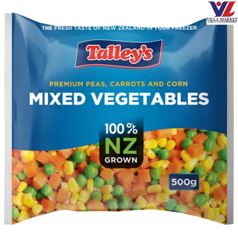 [สินค้าส่งด่วน] [0225] Talley's Mixed Vegetable Frozen 500g ทัลเลย์ส ผักรวมแช่แข็ง