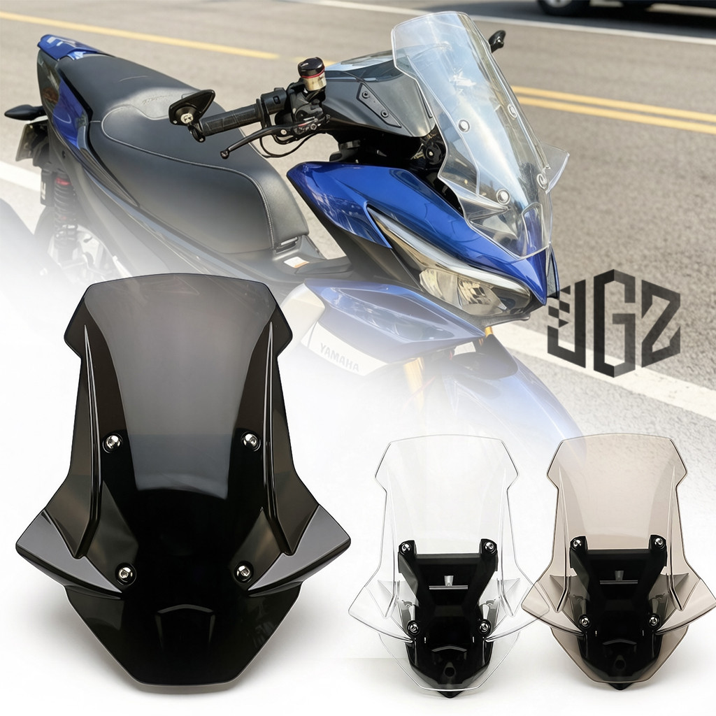ชิวหน้า Aerox155 ปรับความสูงได้ [ยักษ์บังลม] Nvx ชิวหน้าปรับระดับได้