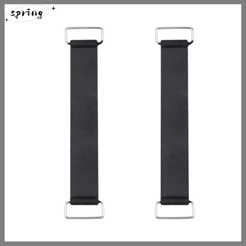 Springevenskyro 2 ชิ้น 18-23 เซนติเมตร Universal รถจักรยานยนต์ยางแบตเตอรี่สายคล้องเข็มขัดสําหรับสกู๊ตเตอร์ CCD