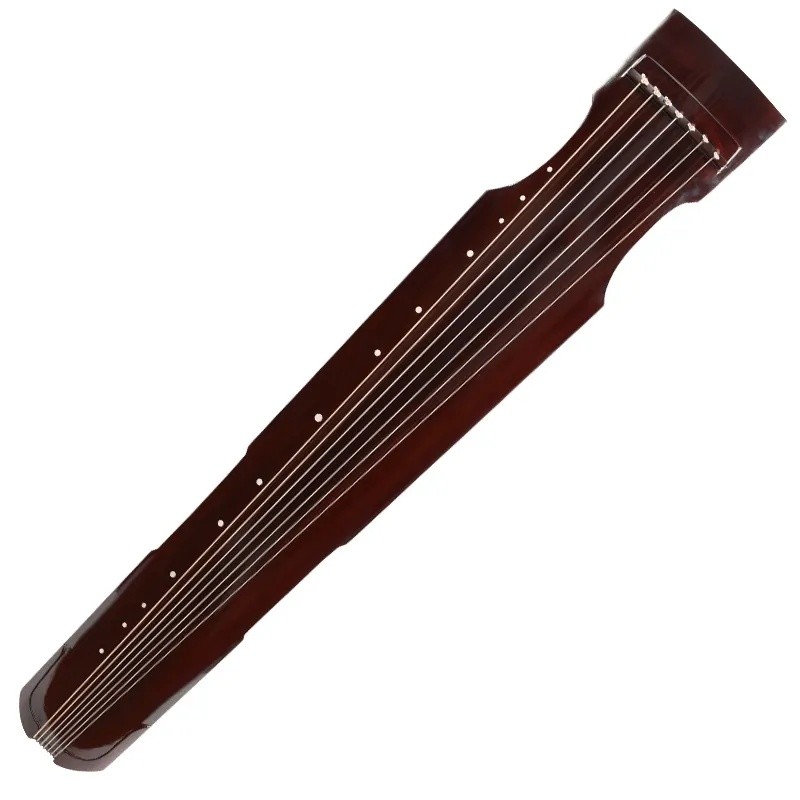 Qiyin Guqin Guqin เริ่มต้นเก่า Paulownia Fuxi สไตล์ฝึกประสิทธิภาพเกรด Zhongni Seven-String Guqin