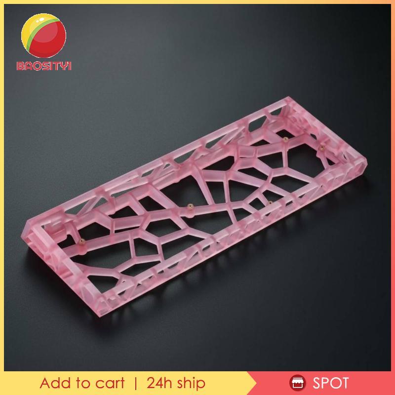[Baosity1] Frosted PC Keyboard Case Standard GH60 Hole Position ปรับแต่ง Mechanical Keyboard Shell ส