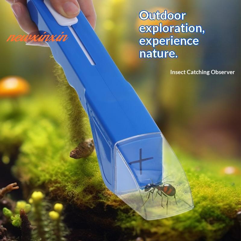 [NT-t] เครื่องมือกําจัดดักแมลงแบบใช้มือถือ Spider Bee Bug Catcher สําหรับ Home Safe Kid Friendly ใช้