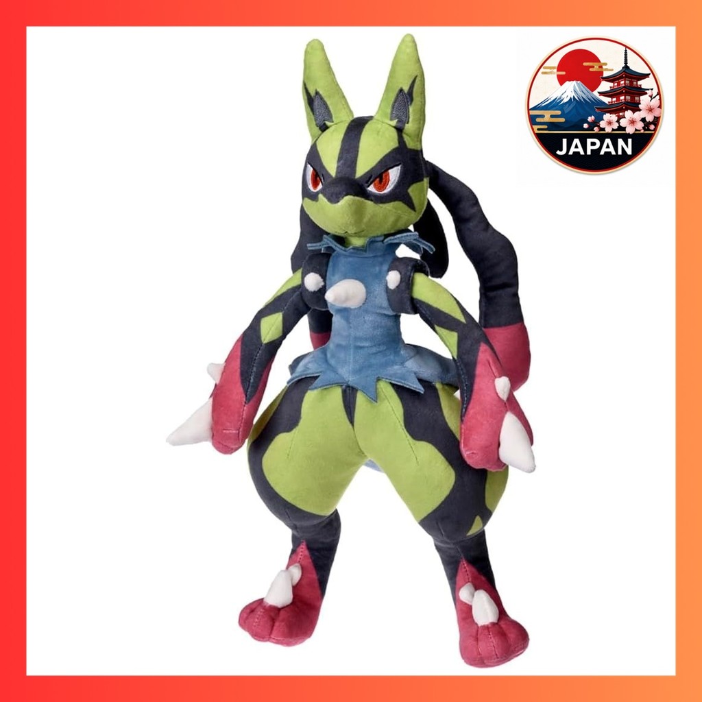 ［Directly from Japan］TAKARA TOMY Pocket Monster Pokemon Plush Yellow Mega Lucario【Prime Japan】