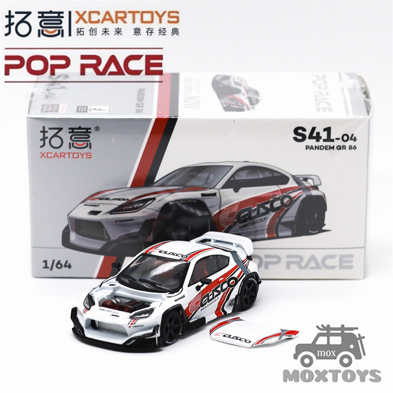 Xcartoys x POP RACE 1:64 PANDEM GR 86 CUSCO รถโมเดลDiecast