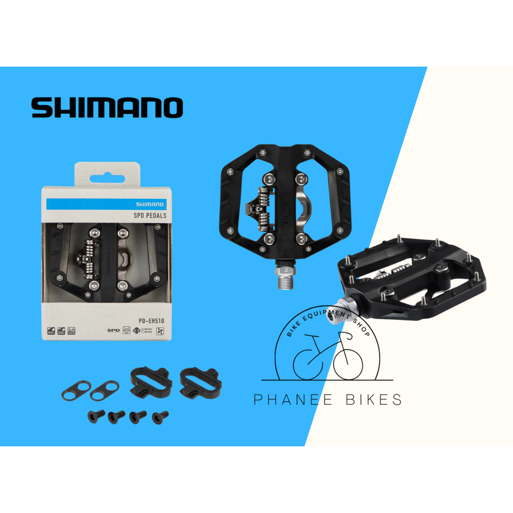 บันได จักรยาน SHIMANO PD-EH501 Clipless/Platform Pedals