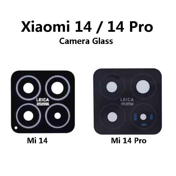 XM Mi 14 / Mi 14 Pro กล้องหลังเลนส์สําหรับซ่อม Crack เปลี่ยน Mi14 / Mi14Pro / XM 14Pro