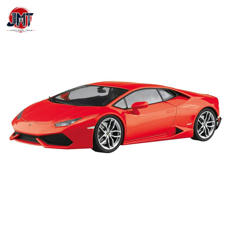 Aoshima Bunkasha 1/24 Pre-Painted Model Series 2014 Lamborghini Huracan Red Painted Plastic Model 04