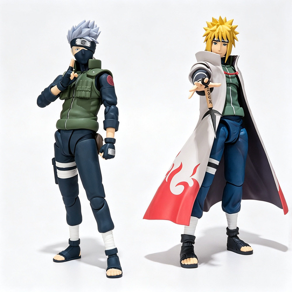 พร้อมสต็อกขายร้อน SHF Naruto Movable Mizumon Naruto Sasuke Kakashi รูปของเล่นตุ๊กตาทานาบาตะ