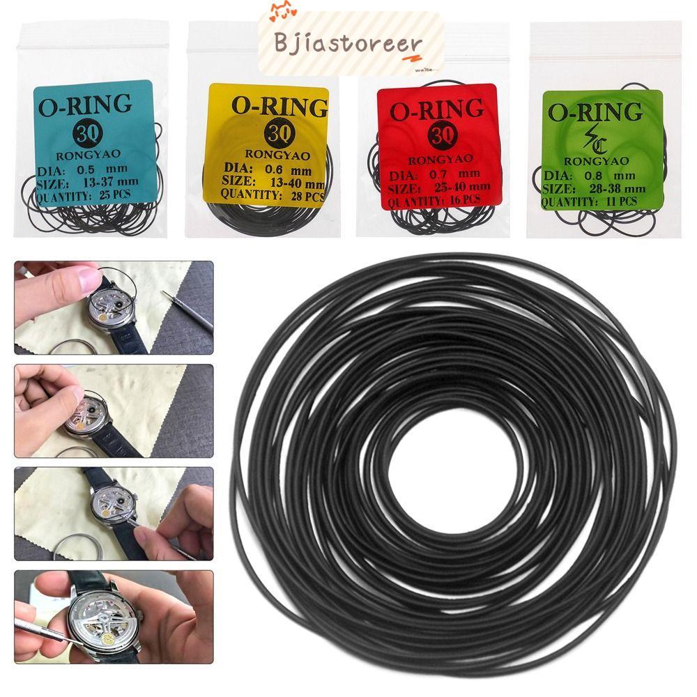 BJIASPH 1 แพ็คยาง O-Ring, ยาง 0.5/0.6/0.7/0.8 มม.นาฬิกาปะเก็น, กันน้ําซ่อมเครื่องมือ O-Ring ปะเก็นสํ