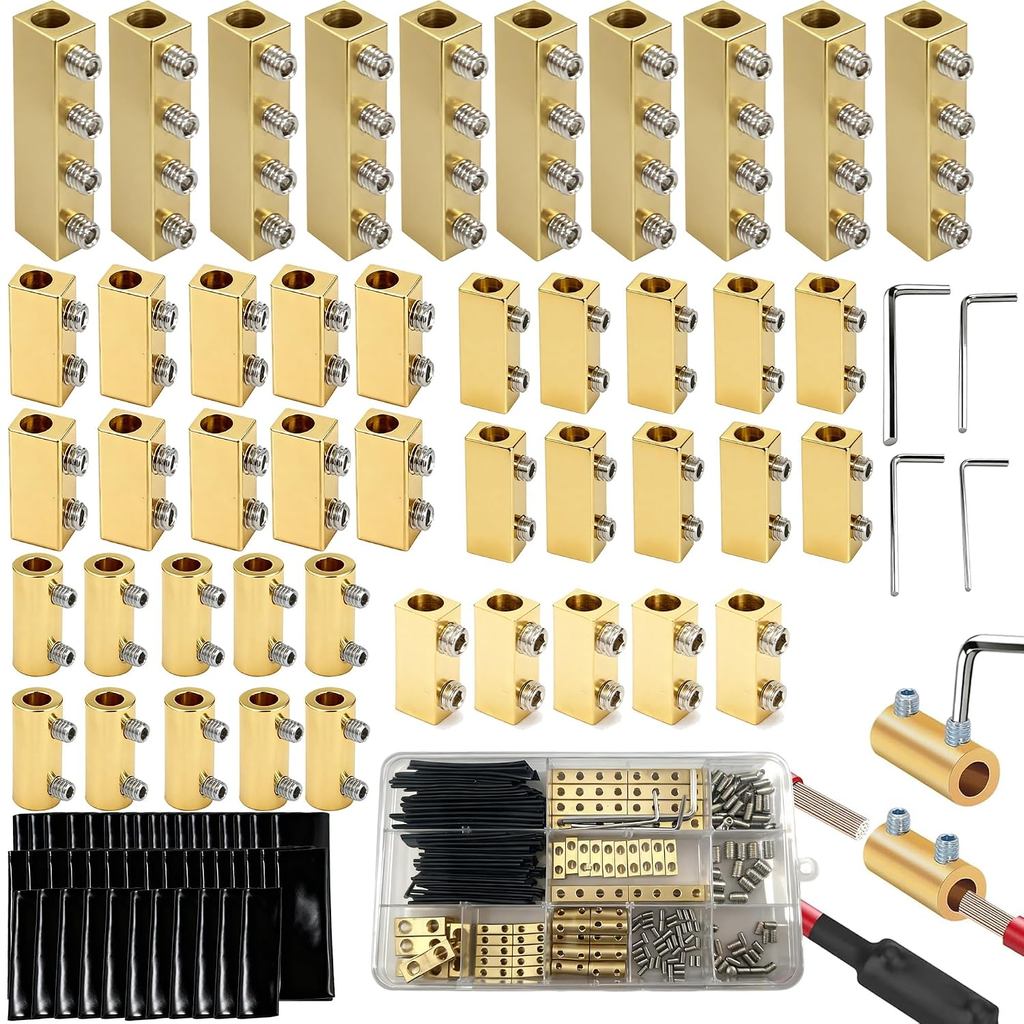 45PCS Gauge Wire Connectors, 6 8 10 AWG สายไฟ, 8 Gauge Quick Connectors, การเชื่อมต่อไฟฟ้า 8 AWG, รว
