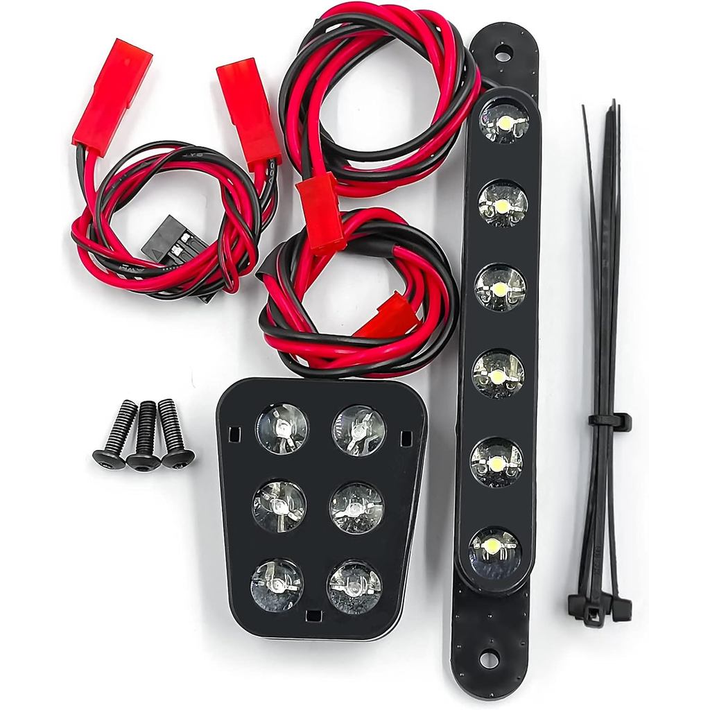 RC LED/COB Light Kit ไฟด้านหน้าและด้านหลังไฟหน้าไฟท้ายสําหรับ 1/6 Tra-xxas XRT 8S RC รถ Buggy (RC LE