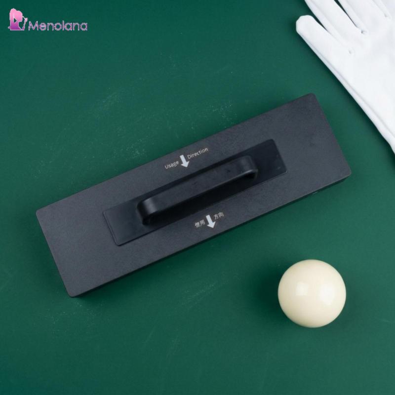 [Menolana] Snooker Felt Cleaner Ergonomic Handheld Billiard Table Brush Soft Cloth Safe Table Access
