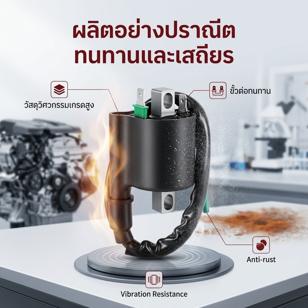 คอยล์หัวเทียน คอยล์จุดระเบิด ใช้ได้กับ Forza 350 แรงจัด ประหยัดในงบน้อยๆ  30510-K1B-T01 คอยไฟฟอซ่า35